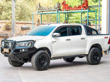 PIAK Elite Loop Bar (Black Recovery Points & Bash Plate) for Toyota Hilux (7/2015 to 5/2018)