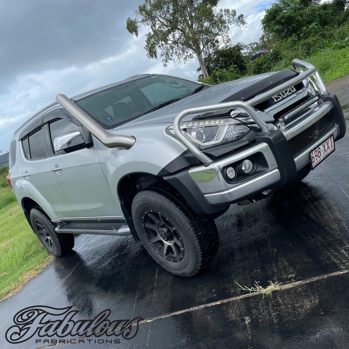 Isuzu MUX 2012-2020 Stainless Snorkel (Short and Mid Entry)