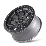 DIRTY LIFE 17x9 0P 6x139.7 CB110 Dual Tek DT1 Satin Graphite Black Lip 1542KG