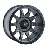 DIRTY LIFE 15x7 3P 5x139.7 CB110 ROADKILL Matte Gunmetal Black Lip