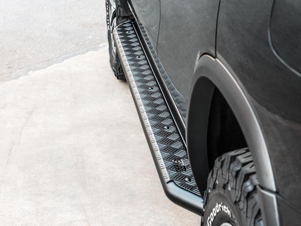 PIAK Side Step (Can use for rails, Black) for Toyota Fortuner GUN156R (8/2015 to 5/2018)