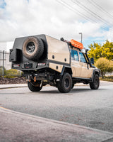 79 Series 1700mm Aluminium Canopy - Matte Black