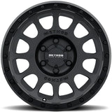 Method Race Wheels MR305 Double Black NV 17x8.5 6x139.7 0 offset (Gloss Black Lip/Matte Black Centre) 1651kg Rated