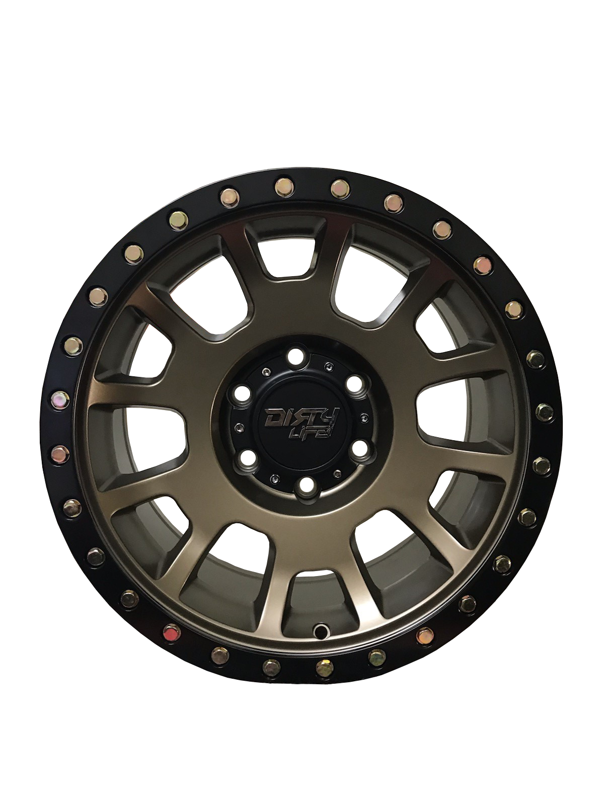 DIRTY LIFE 17x8.5 5P 6x139.7 CB106.2 SCOUT Matte Gold Black Lip DNR