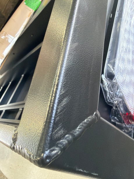 Aluminium American Truck Tray with Trundle - 2000mm - Matte Black SNDP-005