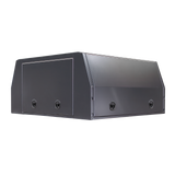 1700mm Aluminium 3 Door Canopy - Matte Black