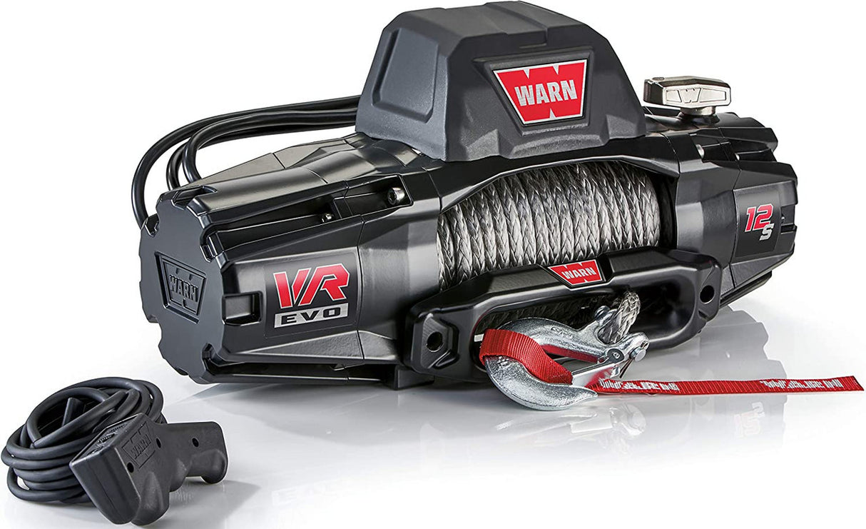WARN VR EVO 12-S 12,000lbs Electric 12V DC Winch | 103255 | Synthetic Rope