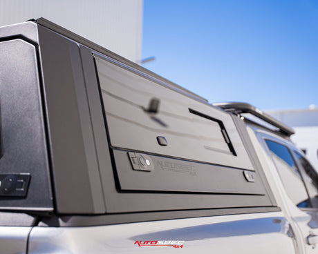 Horizon Aluminum Tub Canopy - Matte Black for Ford Ranger 2023 / Volkswagen Amarok (2022+)