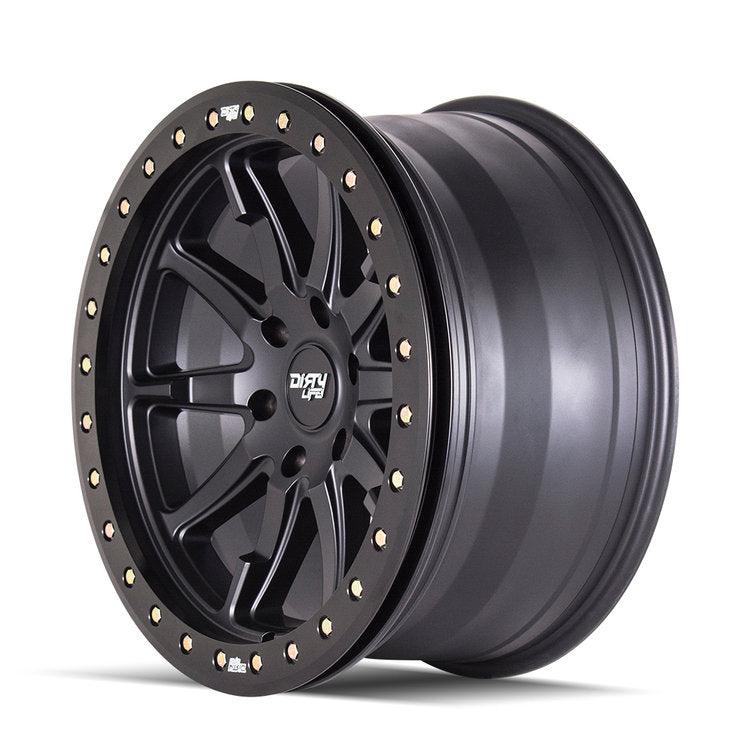 DIRTY LIFE 17x9 12N 5x150 CB110.2 Dual Tek DT2 Matte Black 1542KG (AW-3) DNR