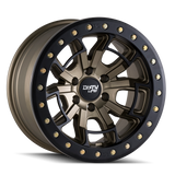 DIRTY LIFE 17x9 12N 6x139.7 CB110 Dual Tek DT1 Satin Gold Black Lip 1542KG