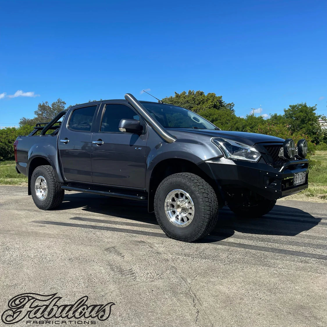 Isuzu DMAX 2012-2020 Stainless Snorkel (Short Entry or Mid Entry)