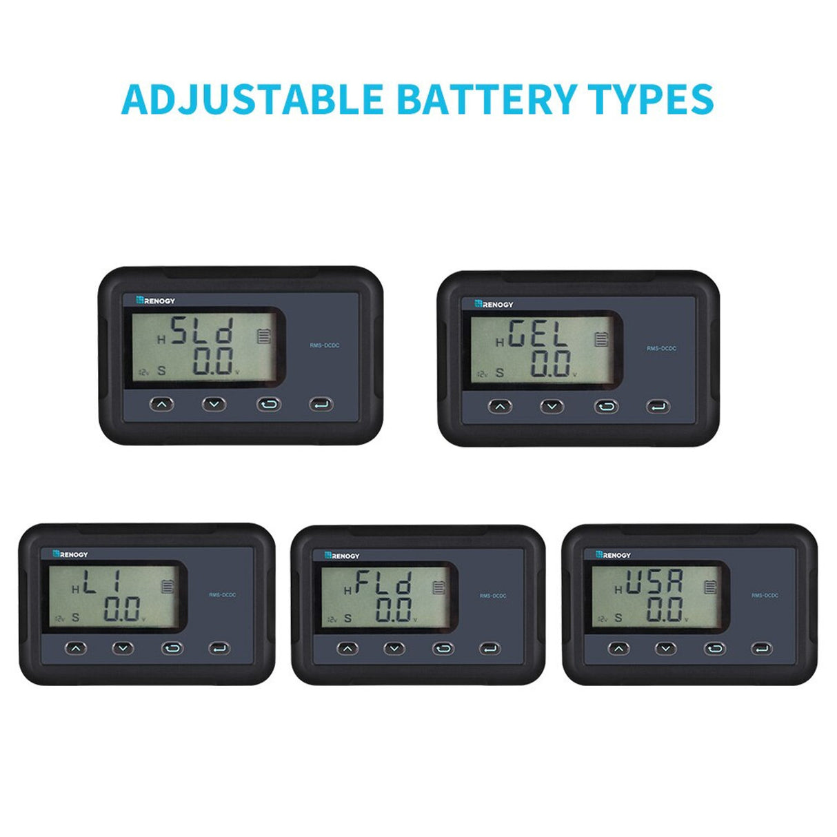 Renogy Monitor for DC-DC Battery Charger with MPPT