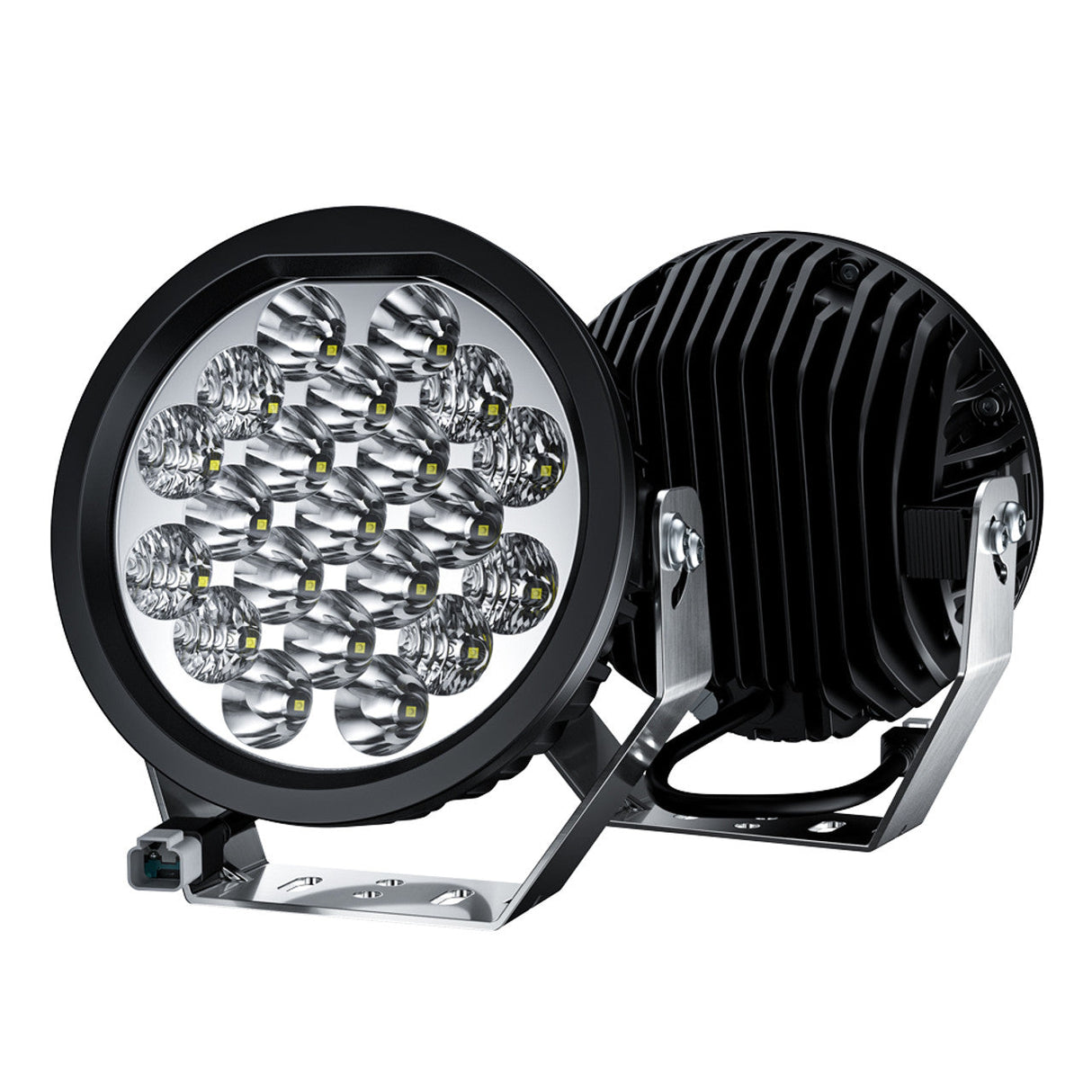 Offroad Animal Butt Kicker 7" Round LED Driving Light/Spotlight (pair)