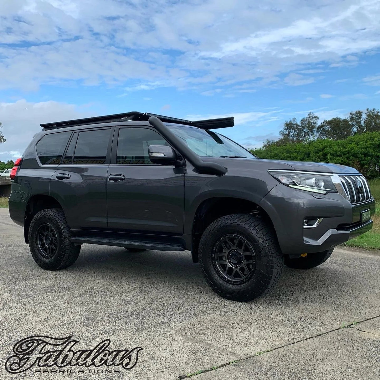 Toyota Landcruiser Prado 150 Series Mid / Short Entry Stainless Snorkel NON SEAMLESS (DayOne End Cap) / Short Entry (09/2017 - Current) / Colour Code