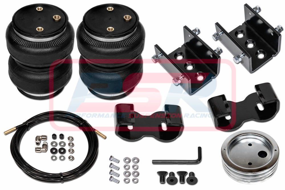 Holden Colorado RG 4WD (Coil Spring Front) "No Drill" (2" Raised) 2012-On Polyair Bellows Airbag Kit