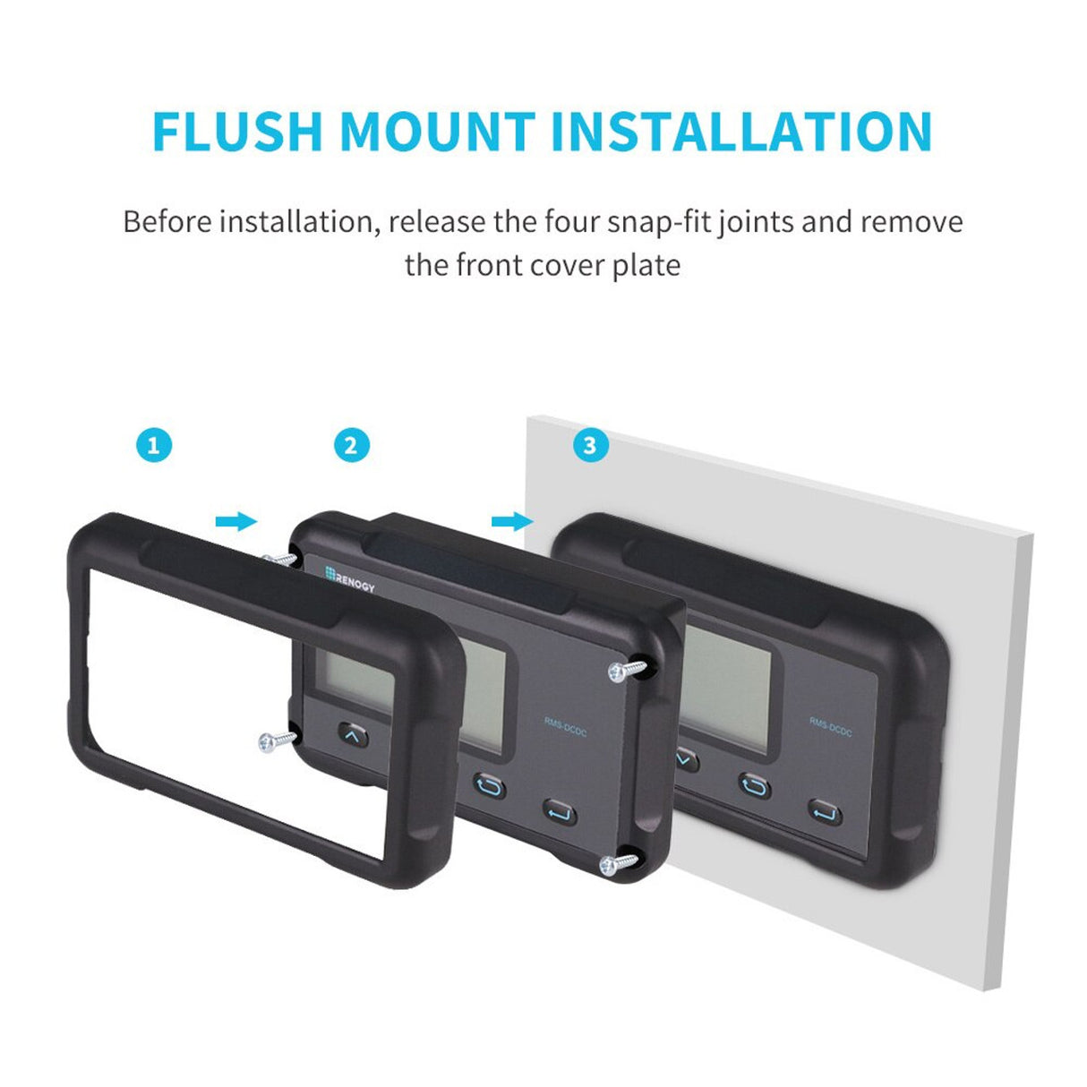 Renogy Monitor for DC-DC Battery Charger with MPPT