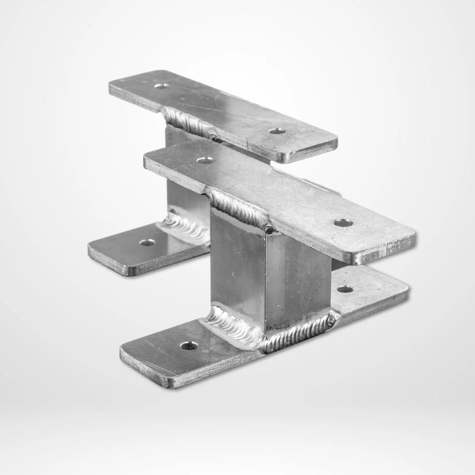 90mm Tradesman Rack Mounting Feet (Pair) - Alloy