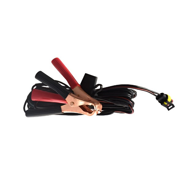 Lightforce Alligator Clip Lead With Inline Fuse And Amp Plug