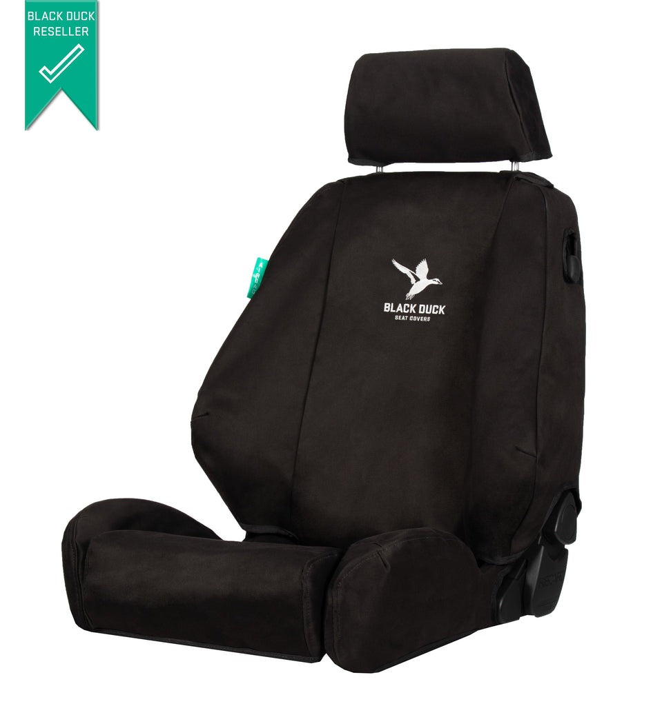 NISSAN X-TRAIL (2001-2008) T32 St, St-l & Ti With Seat Fitted Side Airbags Black Duck® Seatcovers - Nx142abc Nx147ar Nx14abcdr