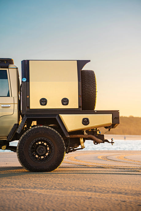 79 Series 1000mm Aluminium Canopy - Matte Black