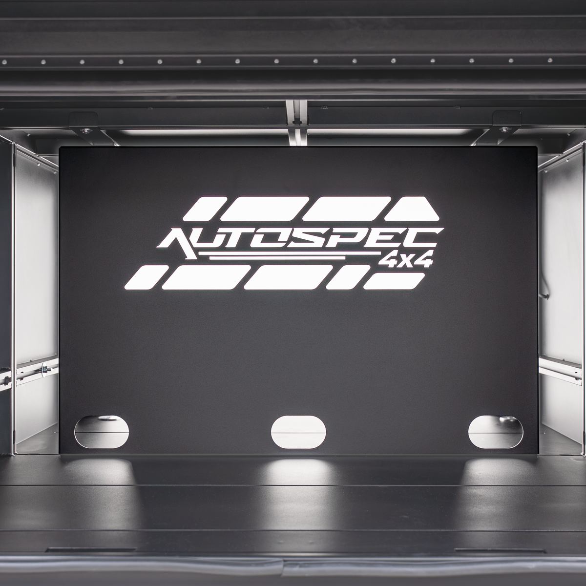 1400mm Canopy Divider - Matte Black | Autospec 4x4
