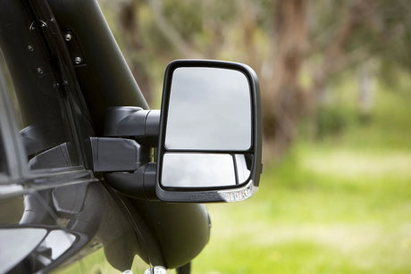 Clearview Towing Mirrors [Next, Pair, Manual] – Toyota LandCruiser 70 Series – Manual, Black