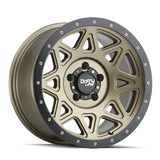 DIRTY LIFE 17x9 20P 6x139.7 CB110.1 THEORY Matte Gold Black Lip 1600KG