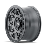 DIRTY LIFE 18x9 25P 6x139.7 CB110.1 THEORY Matte Gunmetal Black Lip 1600KG DNR