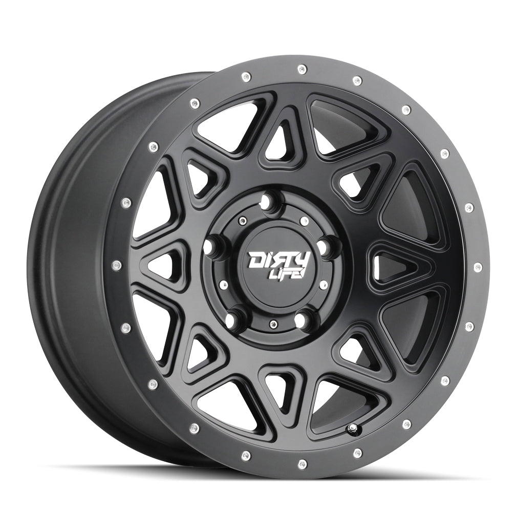 DIRTY LIFE 17x9 20P 6x139.7 CB110.1 THEORY Matte Black 1600KG