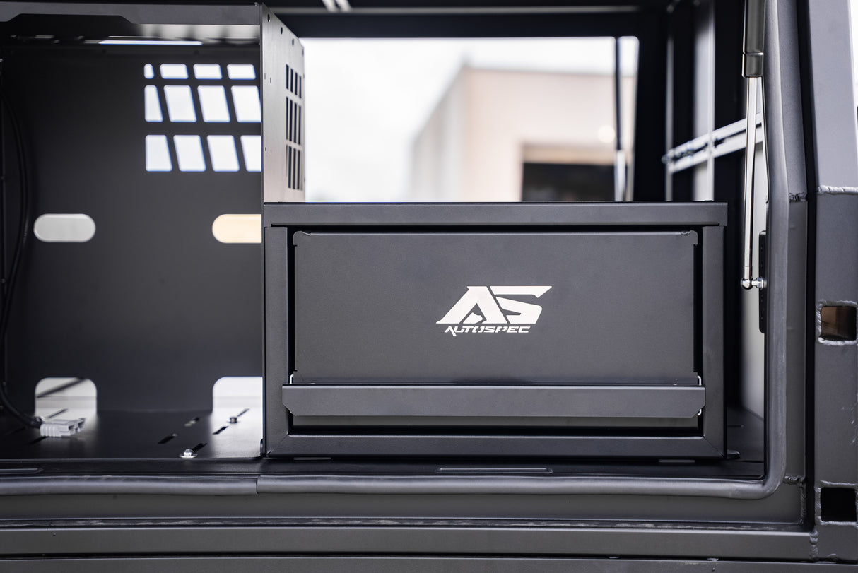 Medium Aluminium Storage Drawer ‚Äö√Ñ√¨ Heavy Duty Slides V2