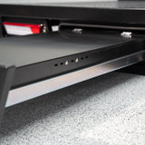 AS Aluminium Space Cab Tray with Trundle - 2000mm - Matte Black