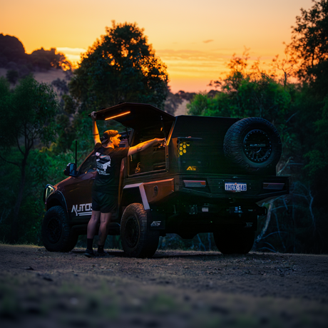 90cm 12 Volt LED Rigid Strip Bar Light Version 2 - Amber & White