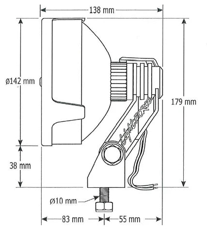 Lightforce Lance 140mm Ultra Compact Driving Light (Pair)