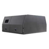1700mm Aluminium Canopy with Dog Box Section - Matte Black