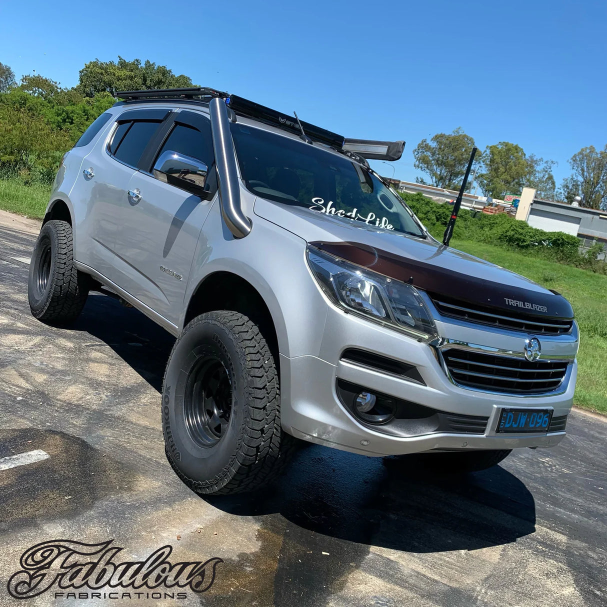 Fabulous Fabrications Stainless Snorkel (Short & Mid Entry) for Holden Colorado 7 & Trailblazer