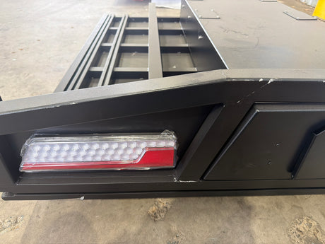 Scratch & Dent Aluminium Dual Cab Tray with Trundle - 1700mm - Matte Black SNDP-002