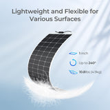 Renogy 12Volt 200W Lightweight and Flexible Solar Panel