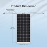 Renogy 12Volt 200W Lightweight and Flexible Solar Panel