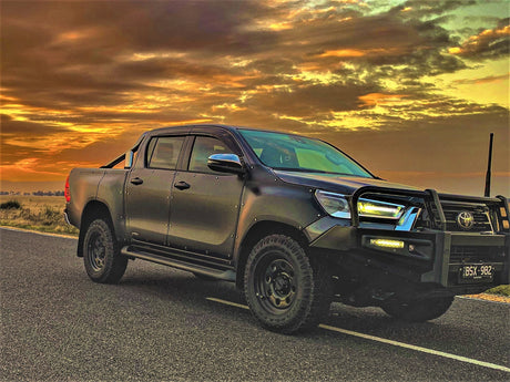 Toyota Hilux with Rhinohide Armor