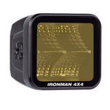 Ironman 4x4 20W Bright Cube Flood Beam LED Cube Light - Amber