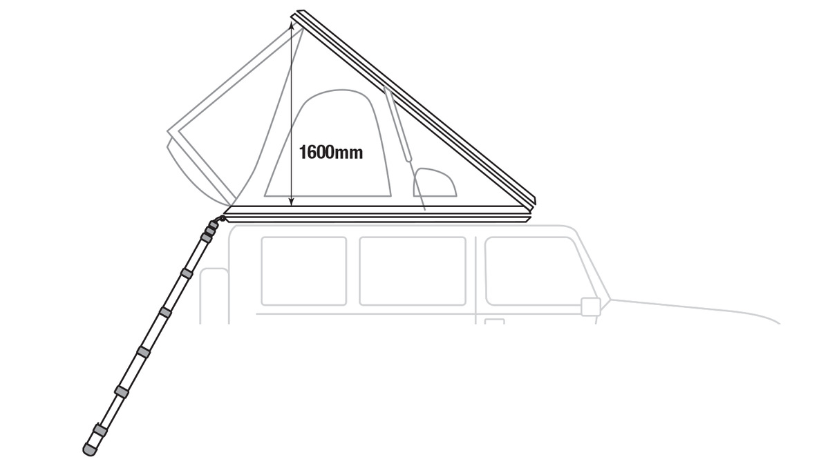 IRONMAN 4X4 SWIFT 1400 ROOF TOP TENT