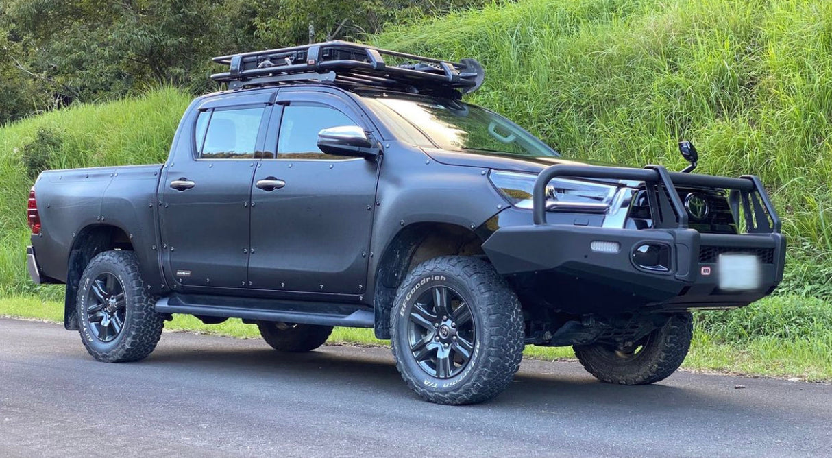 Toyota Hilux with Rhinohide Armor