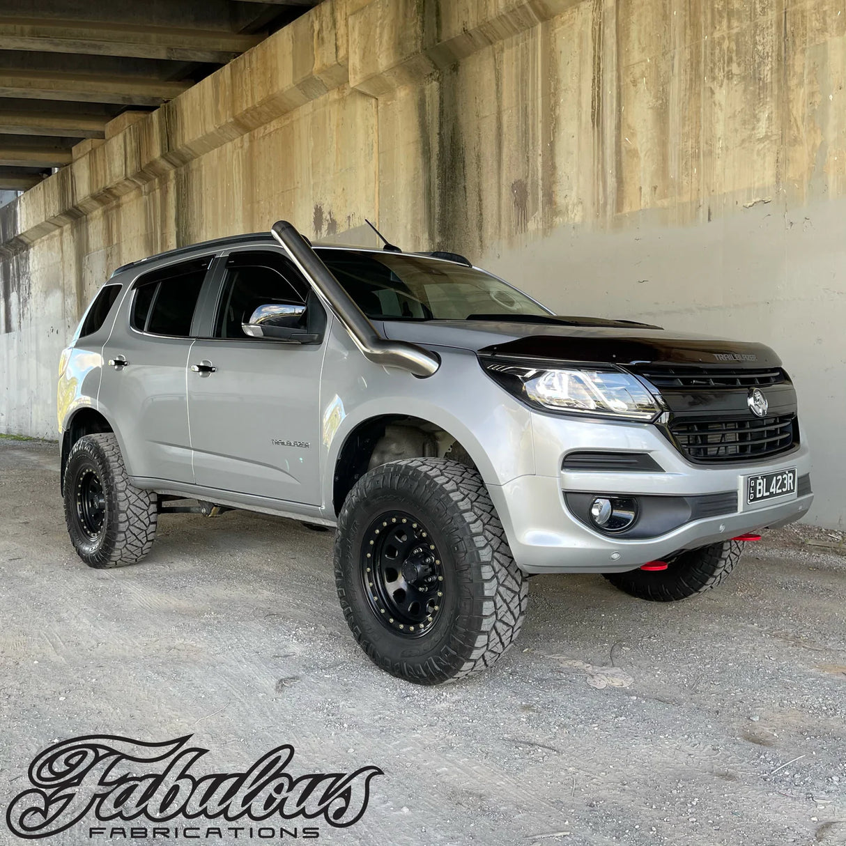 Fabulous Fabrications Stainless Snorkel (Short & Mid Entry) for Holden Colorado 7 & Trailblazer