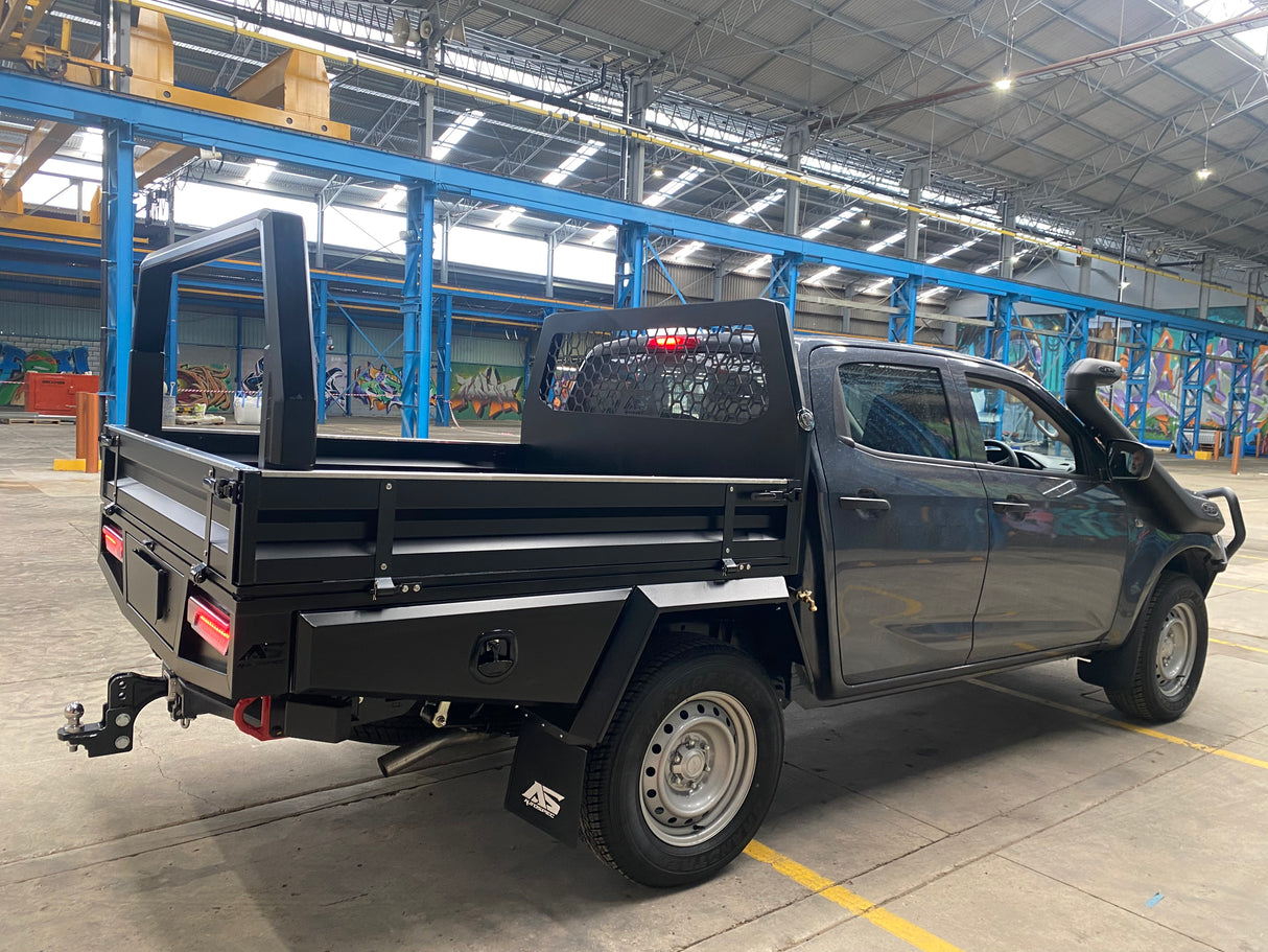 AS Heavy Duty Tray Side Kit - 1700mm - Matte Black