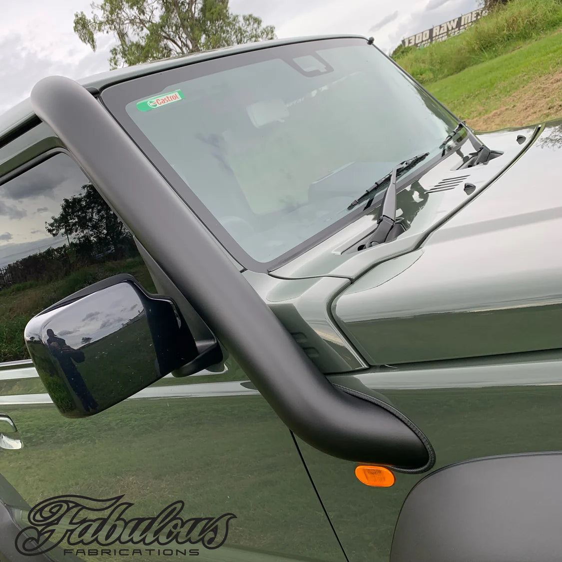 Suzuki Jimny 3.5 Inch Short Entry Stainless Snorkel