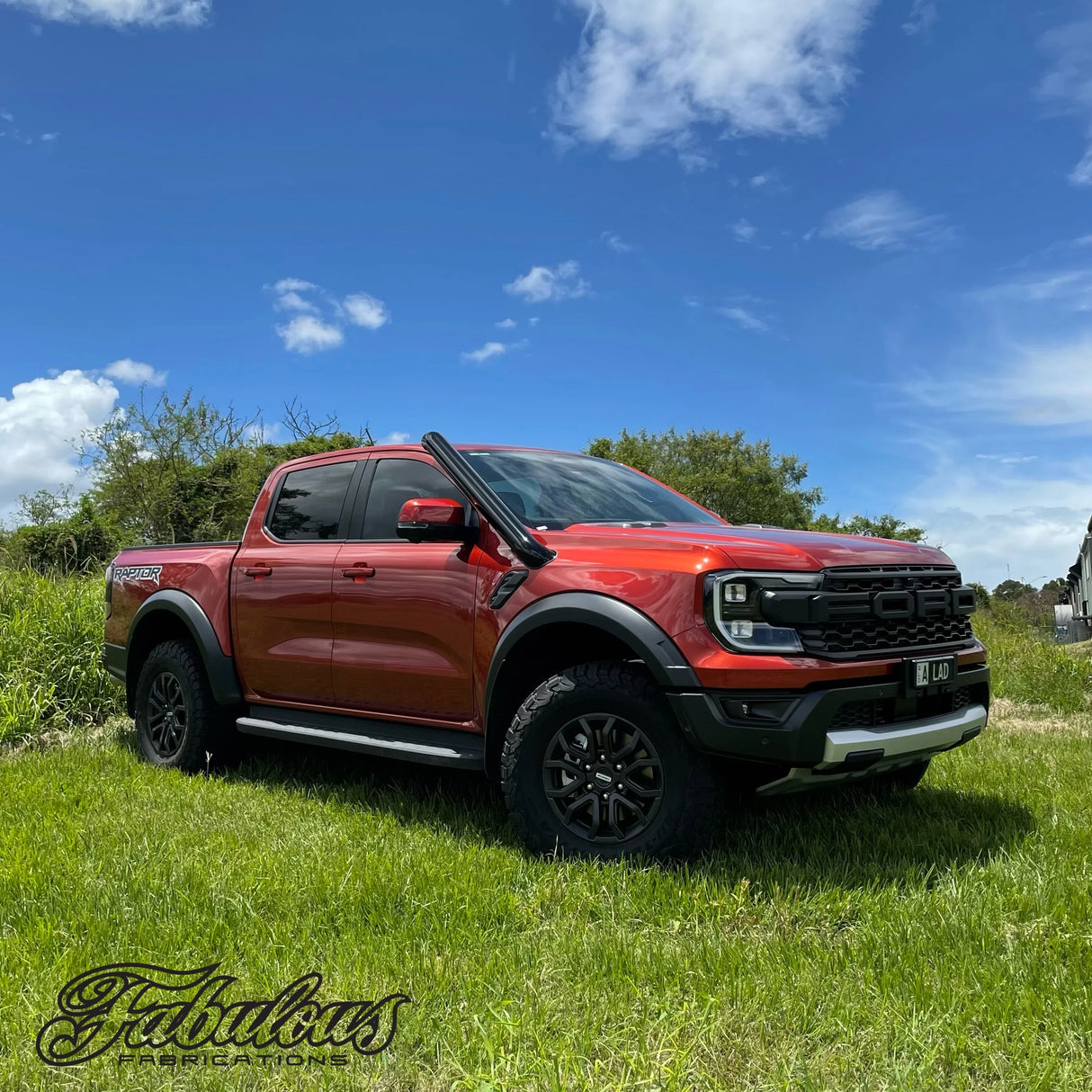 Fabulous Fabrications Ford Ranger Raptor Next Gen Stainless Snorkel and Alloy Washer Bottle Kit