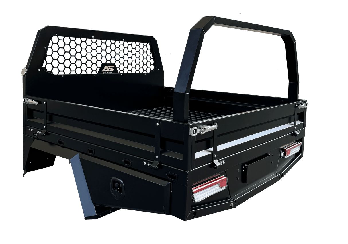 AS American Truck Aluminium Headboard - Matte Black