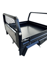 AS Aluminium Dual Cab Tray 1700mm - Matte Black