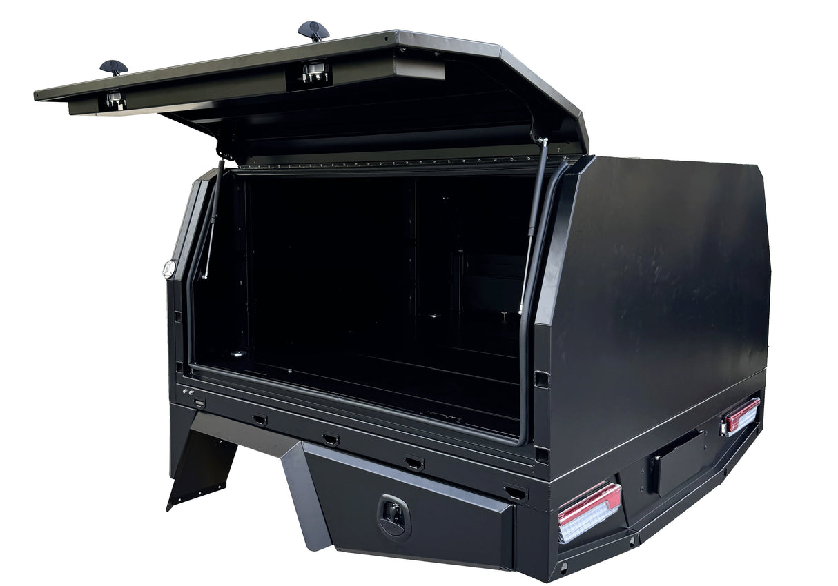 AS 1700mm Aluminium Canopy - Black