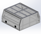 1700mm Lite Canopy - Matte Black